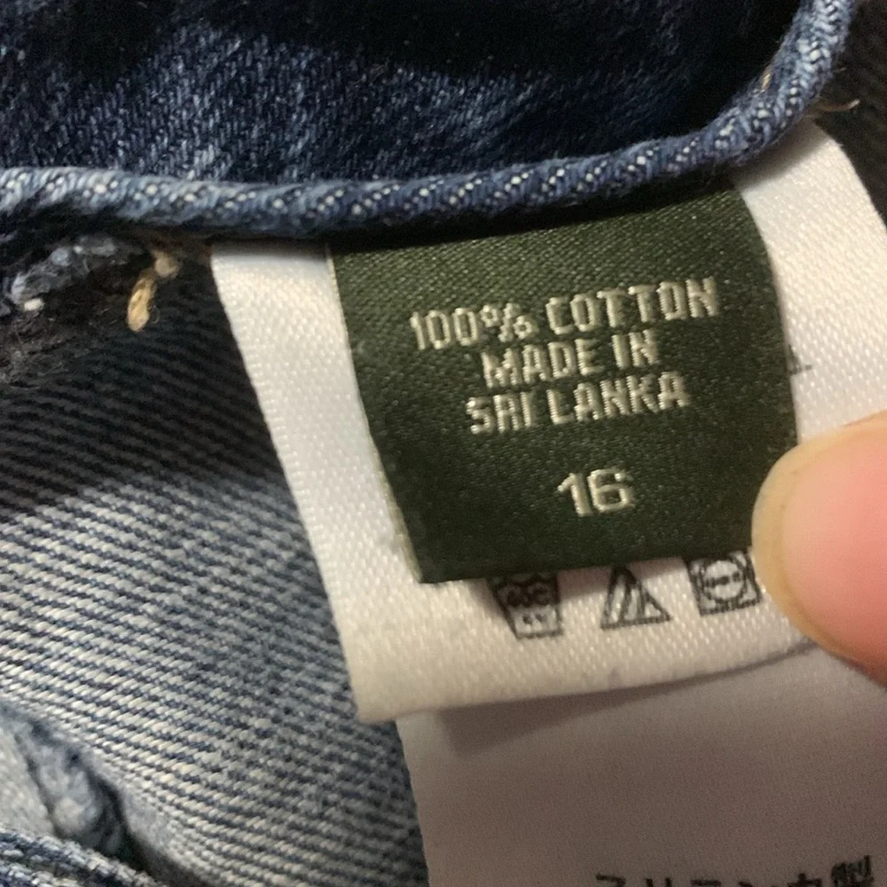 Eddie Bauer Jean Maxi Skirt Denim 16 - Picture 4 of 5